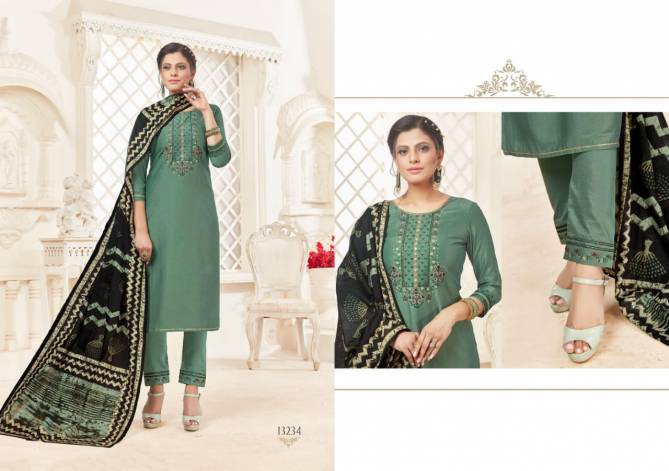 Kivi Purika 5 Heavy Fancy Wear Embroidery Designer Ready Made Suit Collection
